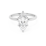 Marquise Solitaire Lab Grown Diamond Engagement Ring