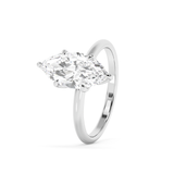 Marquise Solitaire Lab Grown Diamond Engagement Ring
