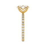 Oval Pave Lab Grown Diamond Engagement Ring
