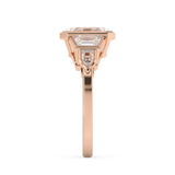 Emerald Cluster Lab Grown Diamond Engagement Ring