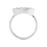Marquise Full Bezel Lab Grown Diamond Engagement Ring