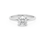 Cushion Solitaire Lab Grown Diamond Engagement Ring
