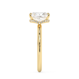 Radiant Hidden Halo Lab Grown Diamond Engagement Ring