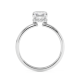 Radiant Hidden Halo Lab Grown Diamond Engagement Ring