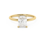 Radiant Solitaire Lab Grown Diamond Engagement Ring