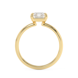 Radiant Solitaire Lab Grown Diamond Engagement Ring