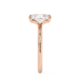 Radiant Solitaire Lab Grown Diamond Engagement Ring