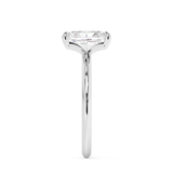 Radiant Solitaire Lab Grown Diamond Engagement Ring