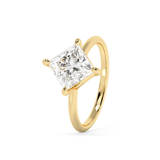 East West Princess Solitaire Lab Grown Diamond Engagement Ring