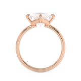 East West Princess Solitaire Lab Grown Diamond Engagement Ring