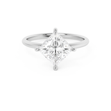 East West Princess Solitaire Lab Grown Diamond Engagement Ring
