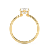 Marquise Hidden Halo Lab Grown Diamond Engagement Ring