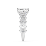 Radiant Pave Lab Grown Diamond Engagement Ring