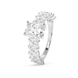 Radiant Pave Lab Grown Diamond Engagement Ring