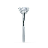 Round Solitaire Lab Grown Diamond Engagement Ring