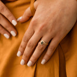 Half Eternity Wedding Band Featuring 0.088 TCW Marquise Moissanite 7