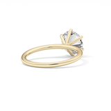 Round Solitaire Lab Grown Diamond Engagement Ring