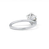 Round Solitaire Lab Grown Diamond Engagement Ring