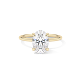 Oval Solitaire Lab Grown Diamond Engagement Ring