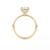 Oval Solitaire Lab Grown Diamond Engagement Ring