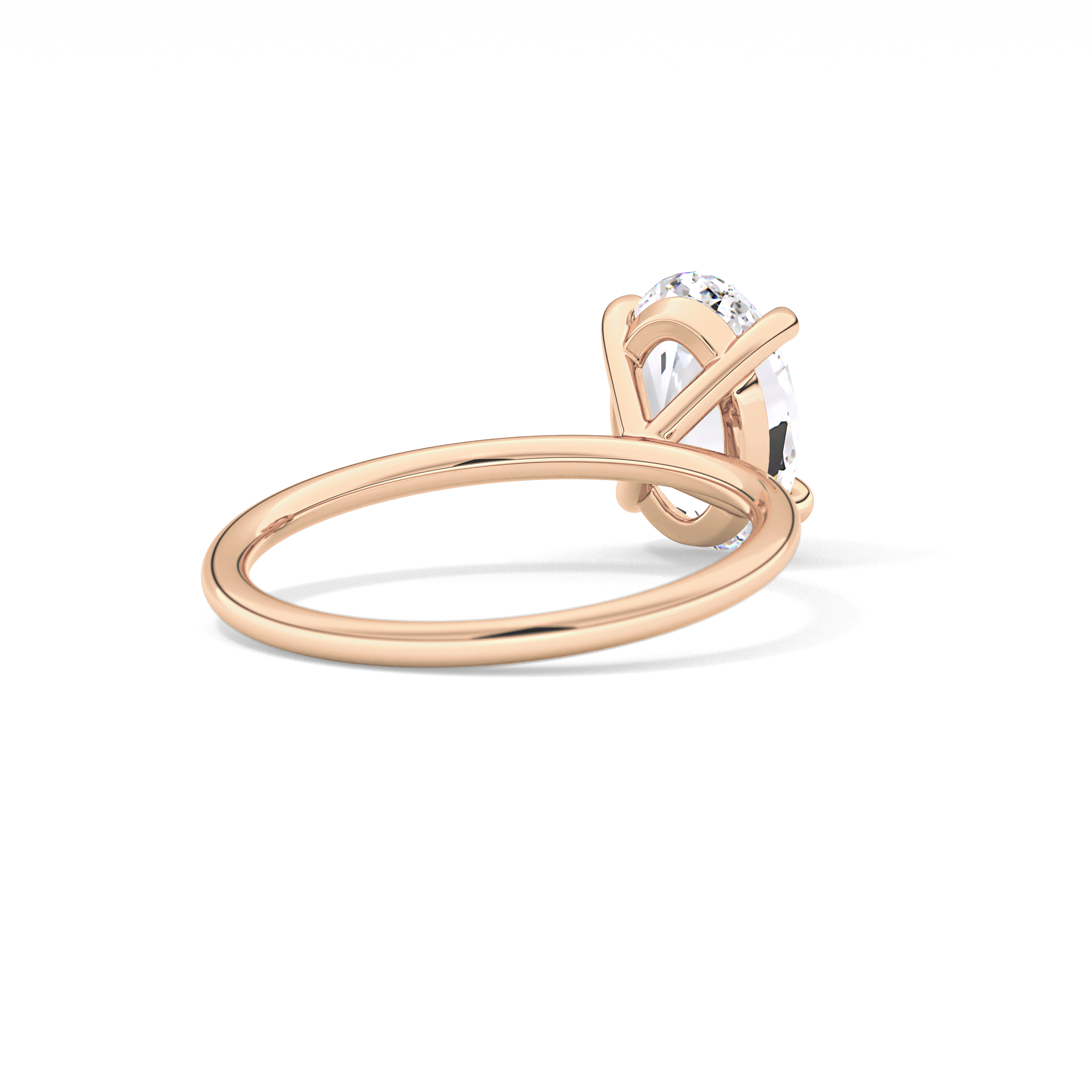 Oval Solitaire Lab Grown Diamond Engagement Ring