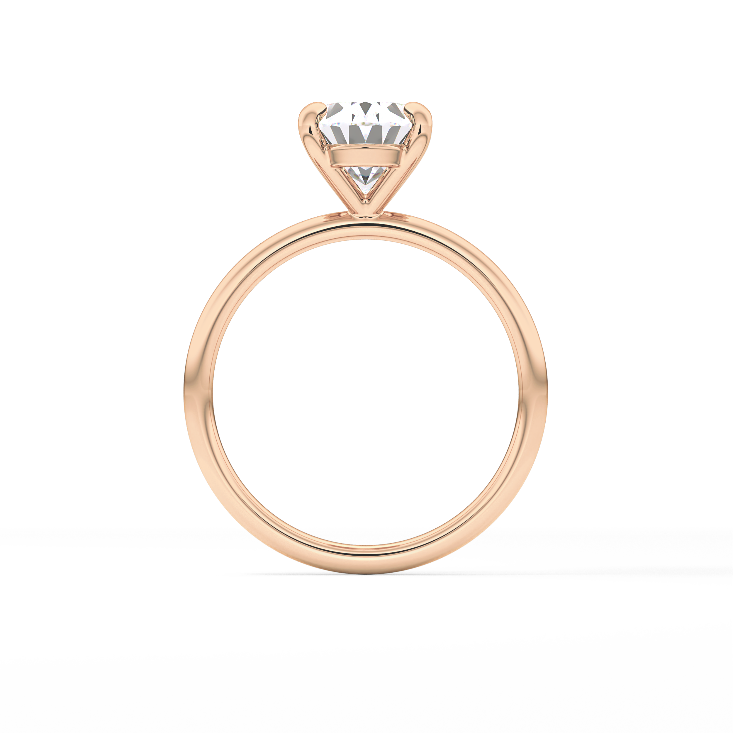 Oval Solitaire Lab Grown Diamond Engagement Ring