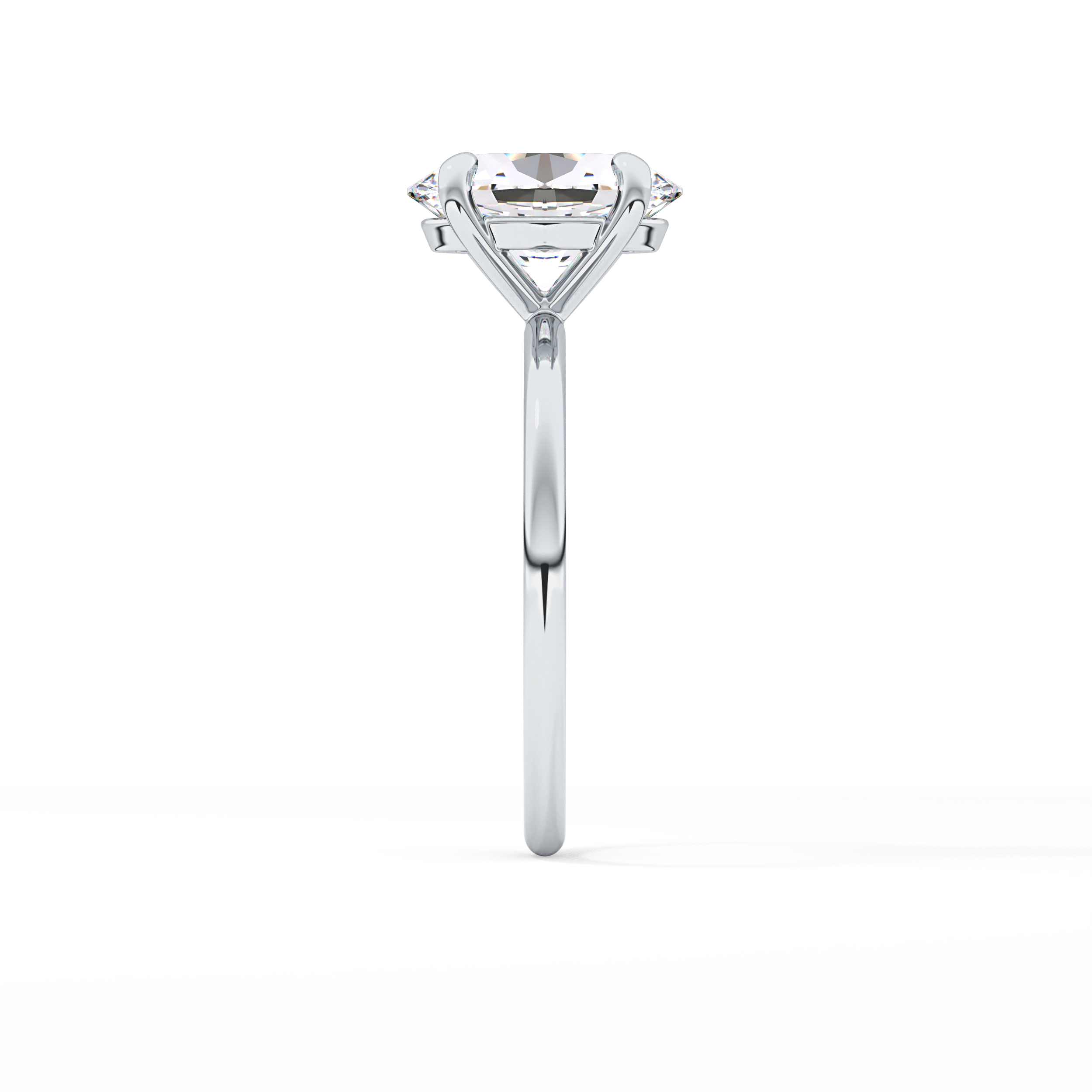 Oval Solitaire Lab Grown Diamond Engagement Ring