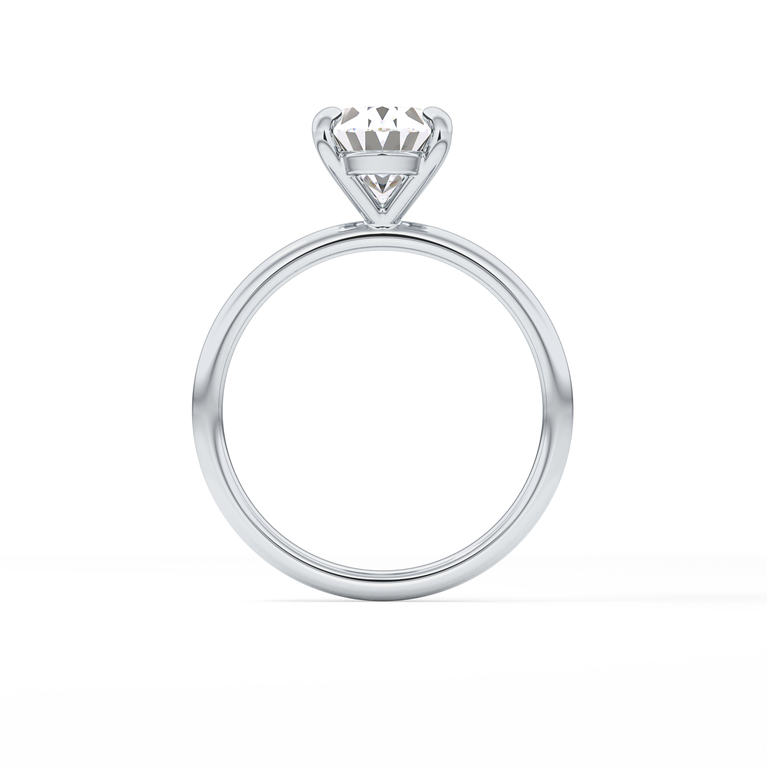 Oval Solitaire Lab Grown Diamond Engagement Ring