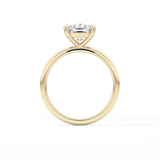 Cushion Solitaire Lab Grown Diamond Engagement Ring