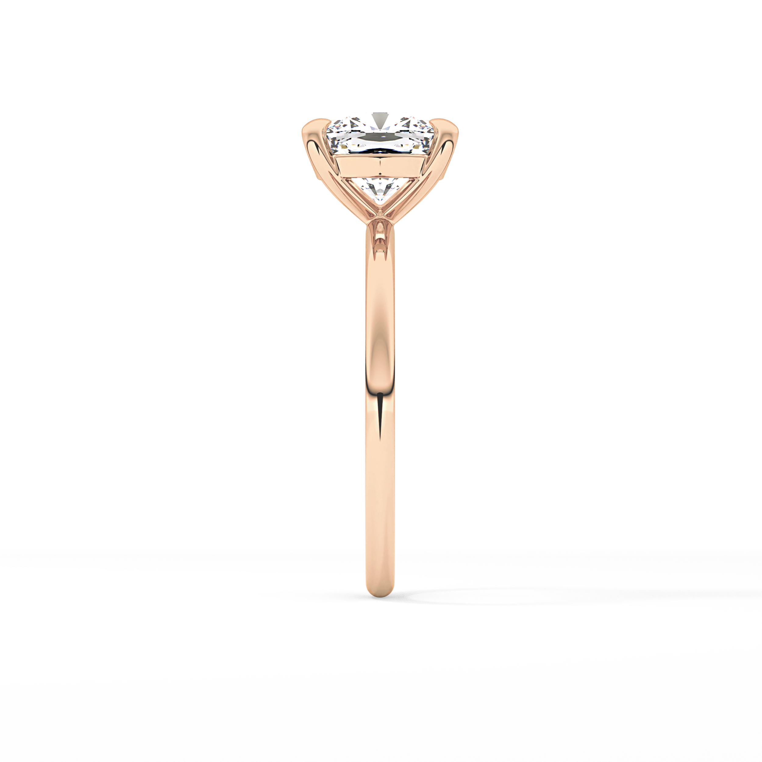 Cushion Solitaire Lab Grown Diamond Engagement Ring