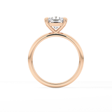 Cushion Solitaire Lab Grown Diamond Engagement Ring