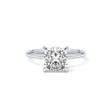 Cushion Solitaire Lab Grown Diamond Engagement Ring