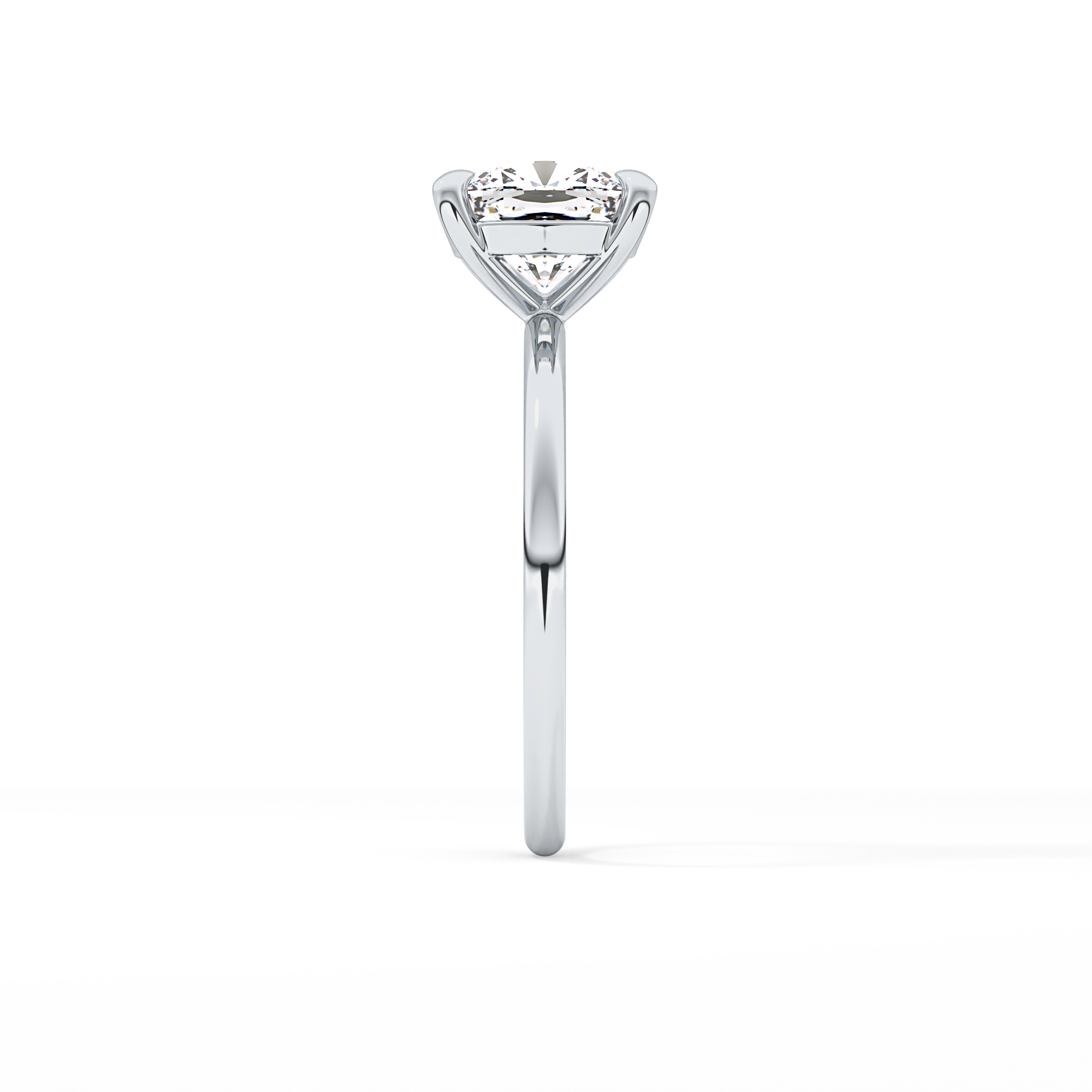 Cushion Solitaire Lab Grown Diamond Engagement Ring