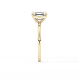 Asscher Solitaire Lab Grown Diamond Engagement Ring