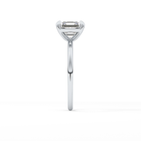 Asscher Solitaire Lab Grown Diamond Engagement Ring