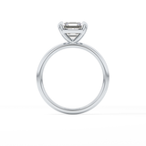 Asscher Solitaire Lab Grown Diamond Engagement Ring