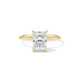 Radiant Solitaire Lab Grown Diamond Engagement Ring
