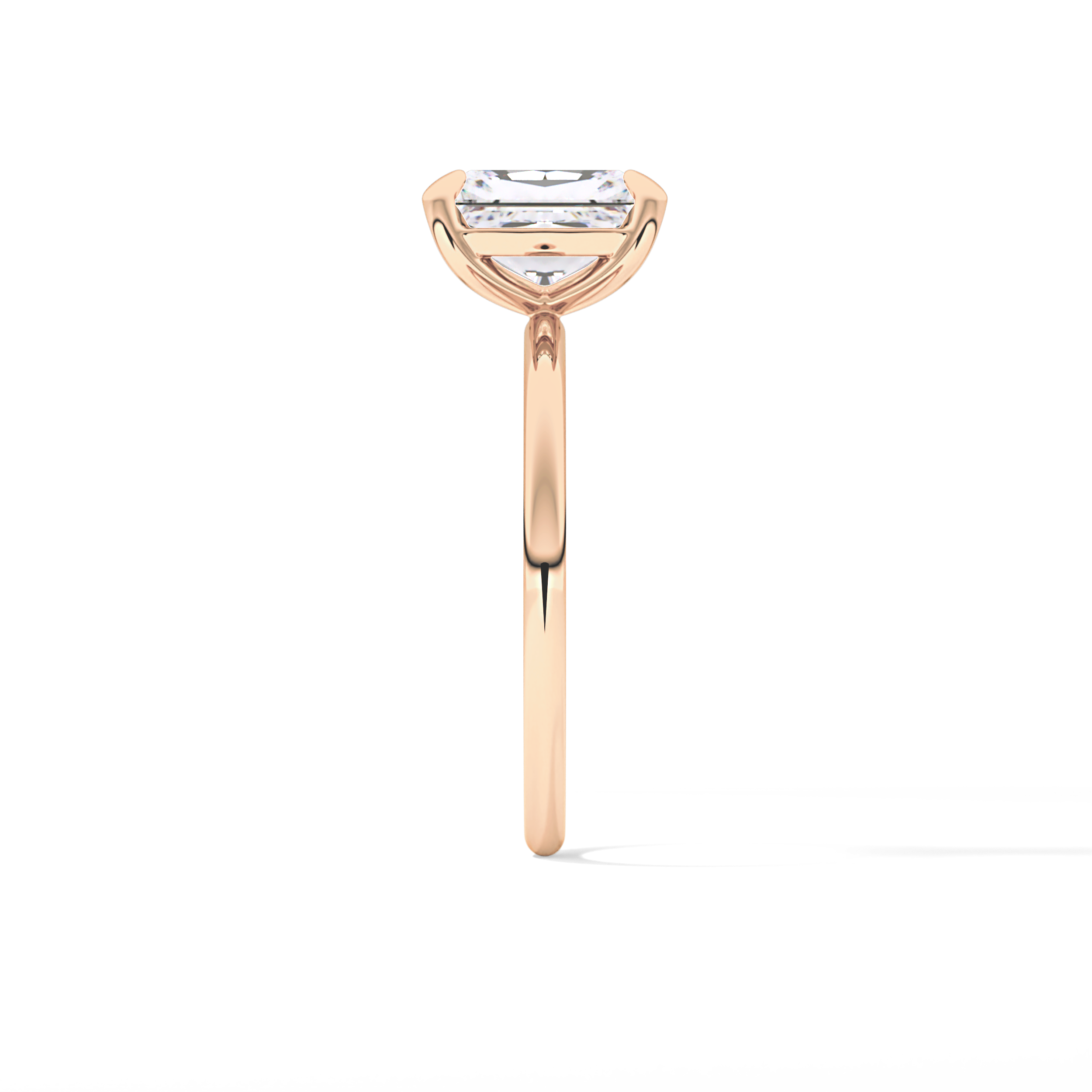 Radiant Solitaire Lab Grown Diamond Engagement Ring