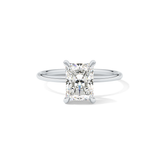 Radiant Solitaire Lab Grown Diamond Engagement Ring