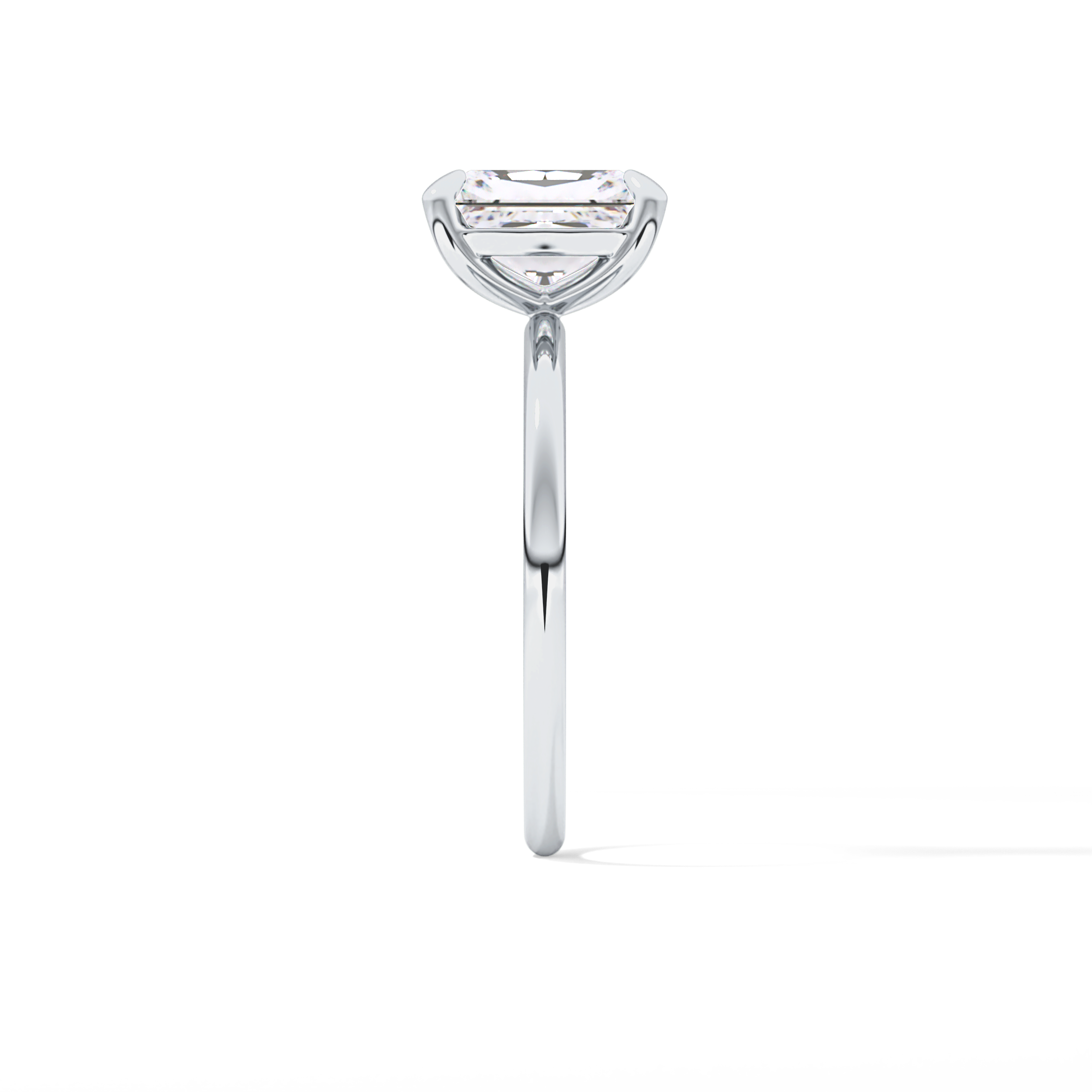 Radiant Solitaire Lab Grown Diamond Engagement Ring