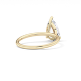 Pear Solitaire Lab Grown Diamond Engagement Ring
