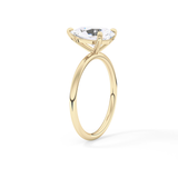 Pear Solitaire Lab Grown Diamond Engagement Ring