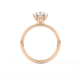 Pear Solitaire Lab Grown Diamond Engagement Ring