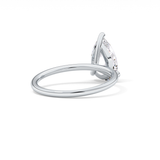 Pear Solitaire Lab Grown Diamond Engagement Ring