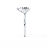 Pear Solitaire Lab Grown Diamond Engagement Ring