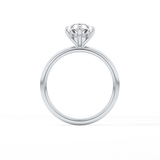 Pear Solitaire Lab Grown Diamond Engagement Ring