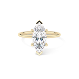 Marquise Solitaire Lab Grown Diamond Engagement Ring