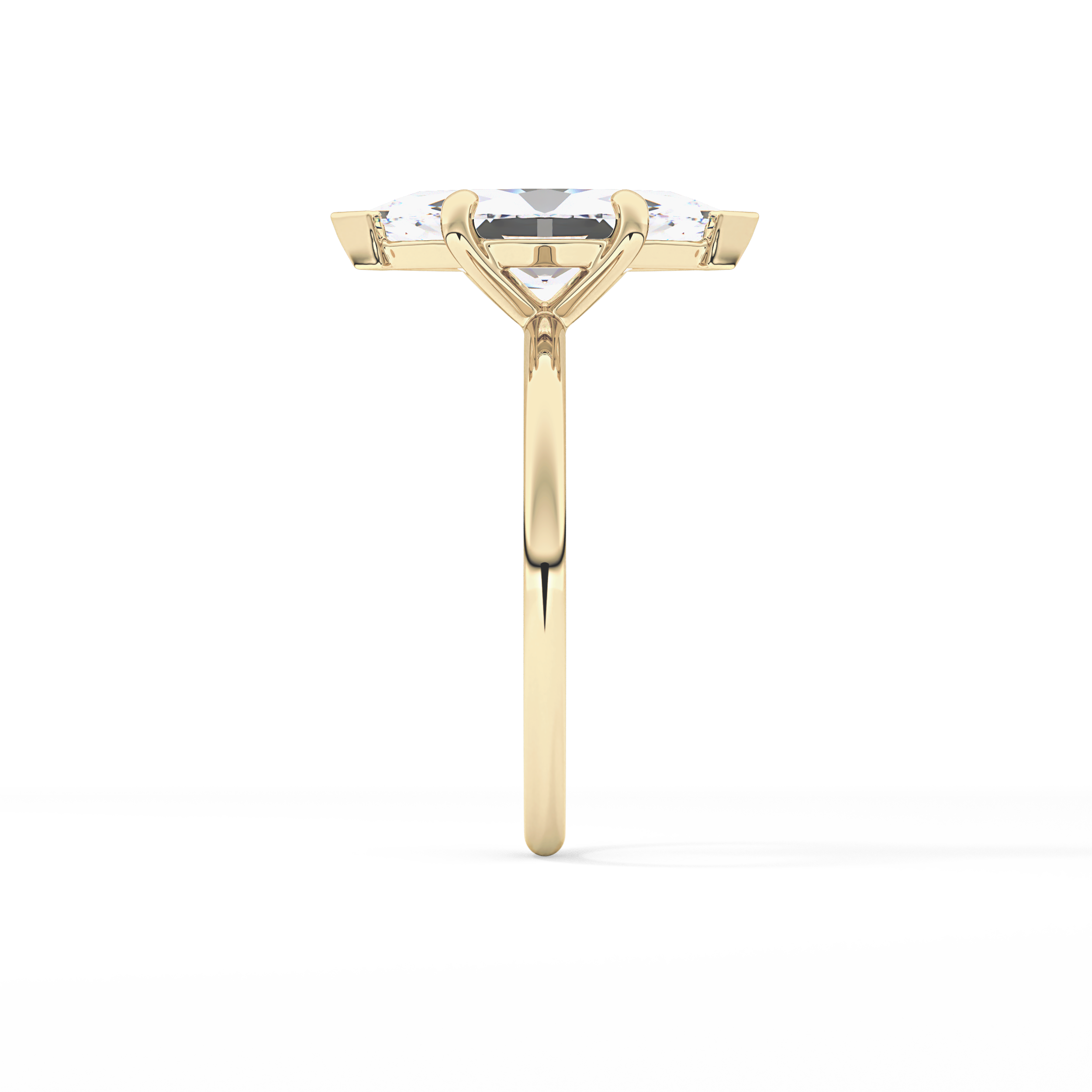 Marquise Solitaire Lab Grown Diamond Engagement Ring