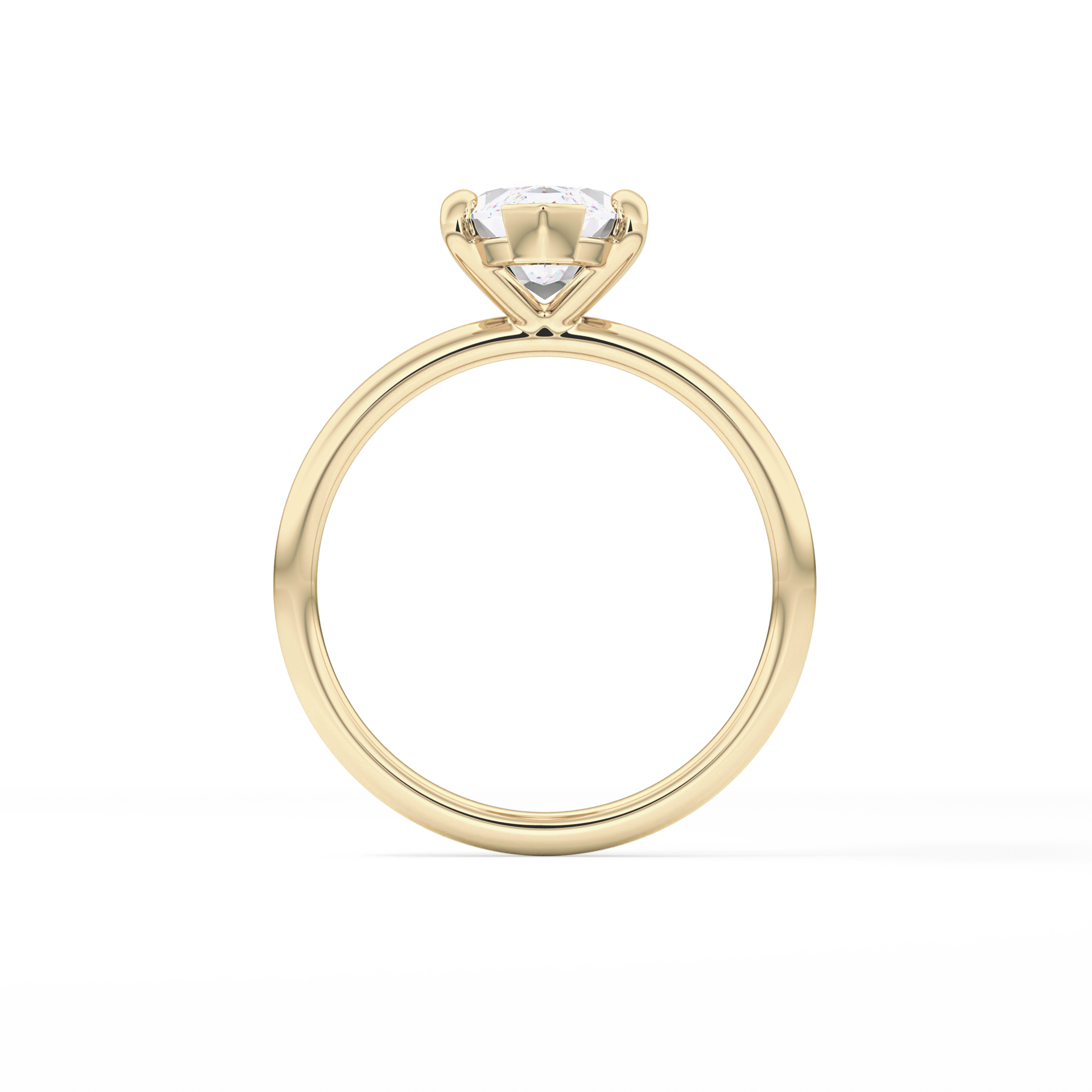 Marquise Solitaire Lab Grown Diamond Engagement Ring