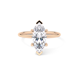 Marquise Solitaire Lab Grown Diamond Engagement Ring